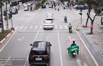 Danh sách 56 trường hợp vi phạm đỏ bị camera AI phát hiện trong ngày 26/12 tại nội đô Hà Nội và cao tốc Nội Bài - Lào Cai